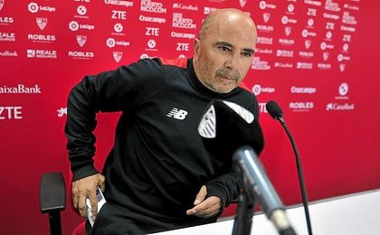 Sampaoli está cansado de hablar de su futuro. Sampaoli está cansado de hablar de su futuro.