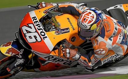 Pedrosa confía en tener mejores sensaciones. Pedrosa confía en tener mejores sensaciones.