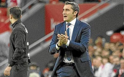 Valverde no se fía del Betis tras lograr la permanencia matemáticamente. Valverde no se fía del Betis tras lograr la permanencia matemáticamente.