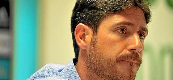 Víctor, en la rueda de prensa de hoy. Víctor, en la rueda de prensa de hoy.