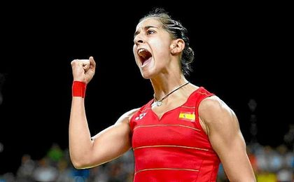 Carolina Marín, reina de Europa por tercera vez. Carolina Marín, reina de Europa por tercera vez.