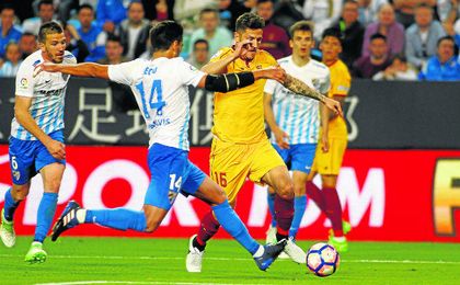 La derrota contra el Málaga alejó el récord de puntos. La derrota contra el Málaga alejó el récord de puntos.