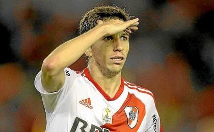 Ignacio Fernández, centrocampista de River Plate. Ignacio Fernández, centrocampista de River Plate.