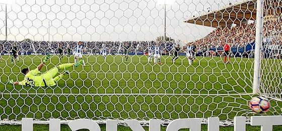Adán encajó el 1-0 muy pronto, así. Adán encajó el 1-0 muy pronto, así.