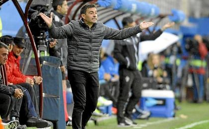 Garitano: "Las cosas hay que celebrarlas cuando se consiguen, no antes" Garitano: "Las cosas hay que celebrarlas cuando se consiguen, no antes"
