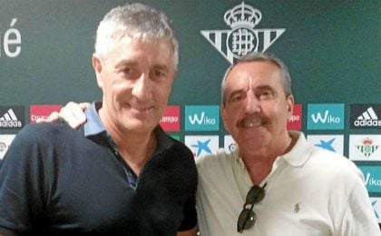Setién, con el comandante Barranca. Setién, con el comandante Barranca.