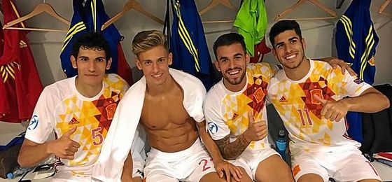 Vallejo, Marcos Llorente, Ceballos y Asensio. Vallejo, Marcos Llorente, Ceballos y Asensio.