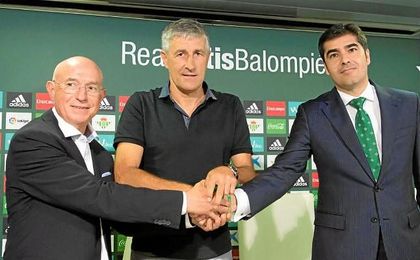 Arranca la 'era Setién' en el Betis Arranca la 'era Setién' en el Betis