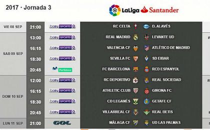 Sevilla-Eibar, el sábado 9 de septiembre a las 18:30 Sevilla-Eibar, el sábado 9 de septiembre a las 18:30