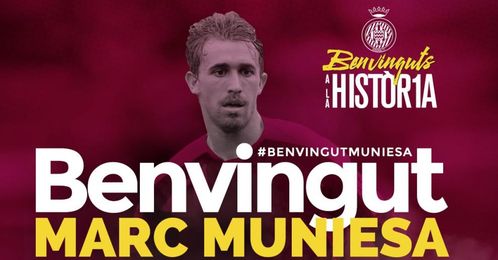 Así ha dado la bienvenida el Girona a Muniesa. Así ha dado la bienvenida el Girona a Muniesa.