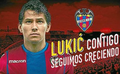 Lukic llega cedido al Levante. Lukic llega cedido al Levante.