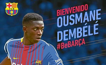 Oficial: Dembélé al Barcelona por 105 millones más 42 en variables Oficial: Dembélé al Barcelona por 105 millones más 42 en variables