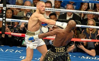 Mayweather junior y McGregor escenificaron el "fiasco" anticipado Mayweather junior y McGregor escenificaron el "fiasco" anticipado