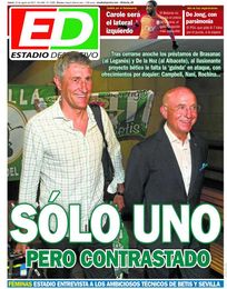 La portada de ESTADIO Deportivo del jueves La portada de ESTADIO Deportivo del jueves