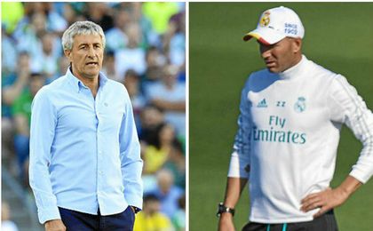 Setién sabe cómo hacerle daño a Zidane Setién sabe cómo hacerle daño a Zidane