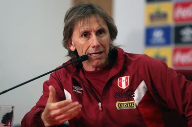 El 97 % de los peruanos apoya a Gareca antes de enfrentar a Argentina y Colombia El 97 % de los peruanos apoya a Gareca antes de enfrentar a Argentina y Colombia