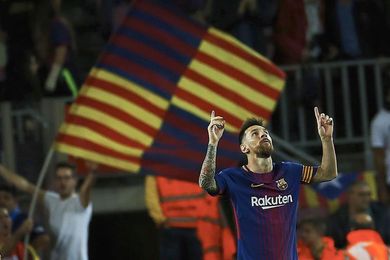 Messi se destaca con 9 goles tras hacerle un póquer al Eibar Messi se destaca con 9 goles tras hacerle un póquer al Eibar