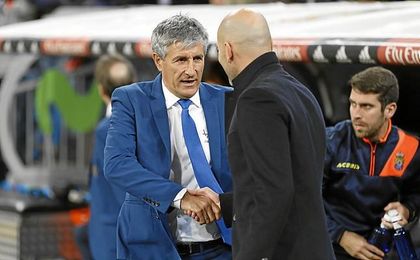 A Setién se le da bien enfrentarse al Real Madrid. A Setién se le da bien enfrentarse al Real Madrid.