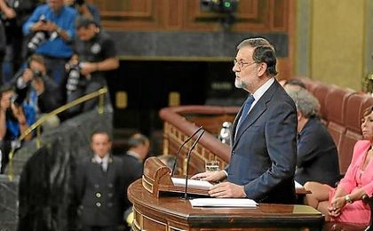 Mariano Rajoy, en el Congreso de los Diputados. Mariano Rajoy, en el Congreso de los Diputados.
