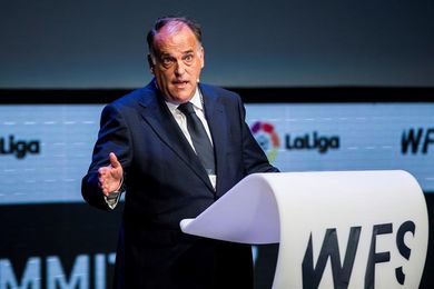 Tebas: "Los clubes catalanes no podrían elegir donde jugar si se independizan" Tebas: "Los clubes catalanes no podrían elegir donde jugar si se independizan"