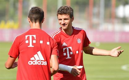 Thomas Müller estará tres semanas de baja por una lesión muscular Thomas Müller estará tres semanas de baja por una lesión muscular