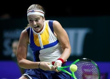 Ostapenko se despide con una victoria ante Pliskova Ostapenko se despide con una victoria ante Pliskova