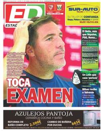 La portada de ESTADIO Deportivo de este sábado La portada de ESTADIO Deportivo de este sábado