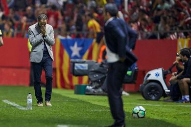 Pablo Machín: "La afición del Girona es supercívica" Pablo Machín: "La afición del Girona es supercívica"