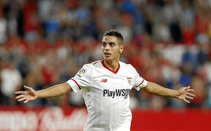 Ben Yedder volvió a ver portería. Ben Yedder volvió a ver portería.