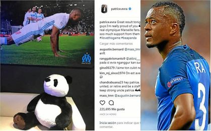 Evra se enfrenta con los ultras del Marsella Evra se enfrenta con los ultras del Marsella