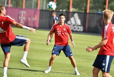 James se reintegra a los entrenamientos del Bayern James se reintegra a los entrenamientos del Bayern