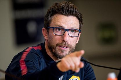 Di Francesco pide al Roma que piense en Qarabag y no en el Chelsea-Atlético Di Francesco pide al Roma que piense en Qarabag y no en el Chelsea-Atlético