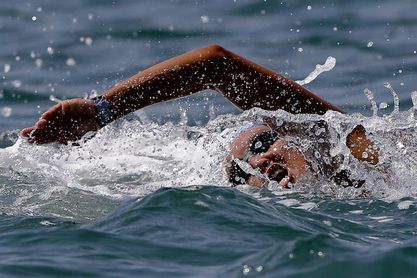 La nadadora brasileña de aguas abiertas Poliana Okimoto se retira de las competiciones La nadadora brasileña de aguas abiertas Poliana Okimoto se retira de las competiciones