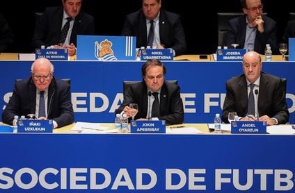 Jokin Aperribay, reelegido para otro mandato de 5 años en la Real Sociedad Jokin Aperribay, reelegido para otro mandato de 5 años en la Real Sociedad