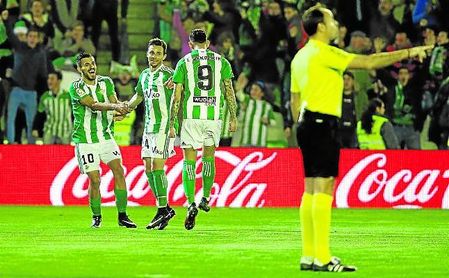 Rubén celebra el 1-0 ante el Athletic de la 16/17. Rubén celebra el 1-0 ante el Athletic de la 16/17.