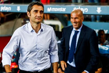 Zidane, especialista en el Clásico y en vencer a Valverde Zidane, especialista en el Clásico y en vencer a Valverde