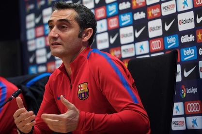 Valverde, sobre Griezmann: "Nuestro club se maneja siempre en la legalidad" Valverde, sobre Griezmann: "Nuestro club se maneja siempre en la legalidad"