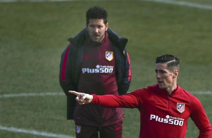 Simeone: "Torres es un reflejo absoluto de los valores del Atlético" Simeone: "Torres es un reflejo absoluto de los valores del Atlético"