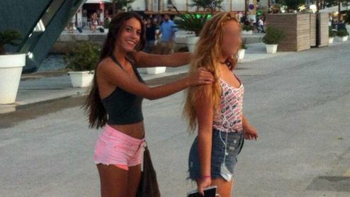 Diana Quer junto a su hermana. Diana Quer junto a su hermana.