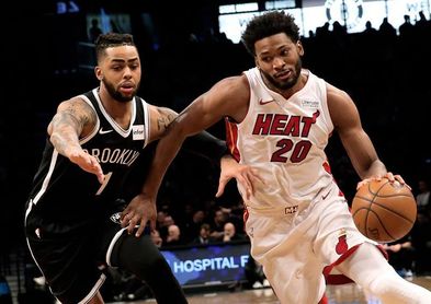 101-95. Carroll y Nets detienen mala racha en remontada ante Heat 101-95. Carroll y Nets detienen mala racha en remontada ante Heat