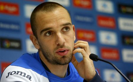 Pau López, guardameta del Espanyol, comparece en rueda de prensa. Pau López, guardameta del Espanyol, comparece en rueda de prensa.