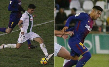 Narváez y Nahuel, protagonistas en el Córdoba-Barça B Narváez y Nahuel, protagonistas en el Córdoba-Barça B