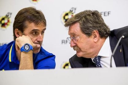 Larrea: Estamos tratando las condiciones económicas para renovar a Lopetegui Larrea: Estamos tratando las condiciones económicas para renovar a Lopetegui