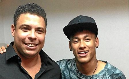 Neymar y Ronaldo Nazario siempre han guardado una buena amistad. Neymar y Ronaldo Nazario siempre han guardado una buena amistad.