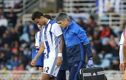 La delantera de la Real, en cuadro La delantera de la Real, en cuadro