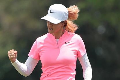 Michelle Wie, campeona del Mundial femenino HSBC Michelle Wie, campeona del Mundial femenino HSBC