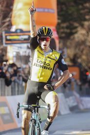 El esloveno Primoz Roglic se impone en Trevi y Geraint Thomas es nuevo líder El esloveno Primoz Roglic se impone en Trevi y Geraint Thomas es nuevo líder