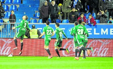 La alegría del gol, muy repartida La alegría del gol, muy repartida