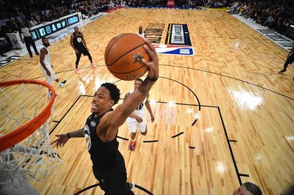 122-115. DeRozan sella el décimo primer triunfo seguido de los Raptors 122-115. DeRozan sella el décimo primer triunfo seguido de los Raptors
