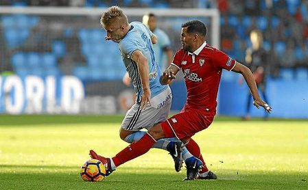 Imagen del Celta-Sevilla de la pasada temporada. Imagen del Celta-Sevilla de la pasada temporada.